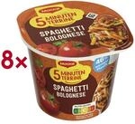 Maggi 8er-Pack 5 Minuten Terrine &raquo;Spaghetti Bolognese&laquo;