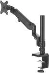 Hama Monitorhalter mit Schwenkarm / Gasfeder &raquo;Fullmotion&laquo; 33 - 89 cm grau,