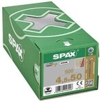 SPAX Verlegeschrauben T20 Senkkopf WIROX 4,5 x 50 mm 500 St&uuml;ck