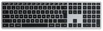 Satechi Kabellose Tastatur &raquo;SLIM X3&laquo; grau, silber grau, 42.3x1x11.5 cm