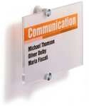Durable T&uuml;rschild &raquo;Crystal Sign 482319&laquo; transparent, 21x14.8 cm