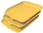 Leitz Briefkorb &raquo;Cosy&laquo; 3er-Set gelb, 27.4x12x45.6 cm