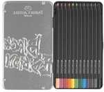 Faber-Castell Buntstifte &raquo;Black Edition&laquo; 12 St&uuml;ck im Metalletui schwarz