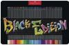 36er-Pack Buntstifte »Black Edition« Metalletui schwarz, Faber-Castell