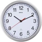 MAUL Wanduhr MAULrun 252 mm silber