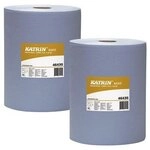 Katrin 2er-Pack Putztuchrollen &raquo;Basic XXL 2 Blue&laquo; mehrfarbig, 38 cm