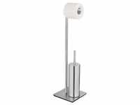 Stand WC-Garnitur »Recco« satiniert, Wenko, 20x71.5 cm