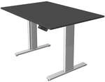 Kerkmann H&ouml;henverstellbarer Steh-Sitz-Tisch (elektrisch) &raquo;Move 3&laquo; 120 cm grau,
