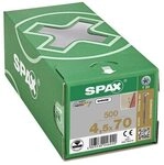 SPAX Verlegeschrauben T20 Senkkopf WIROX 4,5 x 70 mm 500 St&uuml;ck