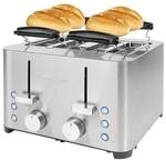 CLATRONIC Toaster &raquo;PC-TA 1252&laquo; 1500 W silberfarben silber