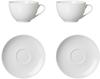 Cappuccino-Set »Bianco« weiß, Ritzenhoff & Breker, 10x8x10 cm