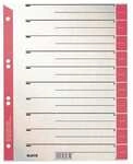 Leitz Trennbl&auml;tter &raquo;1652&laquo; 230 g/m&sup2; - 25 St&uuml;ck rot, 24x30 cm