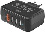 Hama Schnellladeger&auml;t 4x USB-A mit Quick Charge schwarz