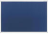 Filz-Pinnwand 120 x 90 cm blau, Magnetoplan