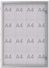 Schaukasten »MAULexcite« 16x A4 weiß, MAUL, 95.6x130.4x2.8 cm