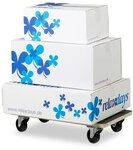 relaxdays Transportroller bis 400 kg mit Bremse