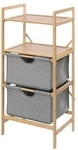 Wenko Regal mit 2 Schubladen &raquo;Bahari&laquo; Bambus braun, 96x34 cm