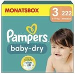 Pampers Windeln &raquo;baby-dry&trade; Monatsbox&laquo; Gr.3 (6-10 kg) 222 St&uuml;ck