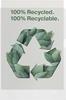 Recycling Sichthülle A4 genarbt 100 Stück »100% recycelt« rot, Esselte,