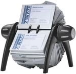 Durable Rollkartei &raquo;Visifix Flip&laquo; schwarz, 21.5x12x18.5 cm