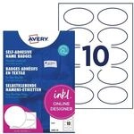 Avery Zweckform 200er-Pack Namensetiketten 85 x 50 mm wei&szlig; wei&szlig;