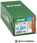 SPAX Universalschrauben T40 Senkkopf Edelstahl A2 8 x 180 mm 50 St&uuml;ck