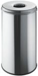 helit Abfalleimer 50 L &raquo;the guardian&laquo; Edelstahl silber, 36.3x63.2x36.3 cm