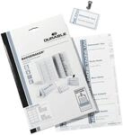 Durable Einsteckschilder &raquo;145502&laquo; 90x54 mm wei&szlig;, 9x5.4 cm