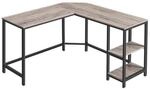 VASAGLE Schreibtisch 138 cm 8-Fu&szlig;, 138x76x49 cm