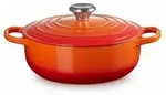 Le Creuset Sauteuse Gusseisen 3,4L ofenrot