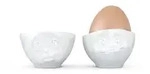 fiftyeight Eierbecherset Ochbitte/Lecker wei&szlig;