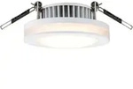 6W LED Einbaustrahler HEITRONIC 8cm warmwei&szlig; 450lm Downlight HEITRONIC 27776