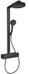 Hansgrohe Rainfinity Showerpipe 250 1jet EcoSmart mit ShowerTablet 350, Mattschwarz