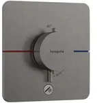 Hansgrohe ShowerSelect Comfort Q Thermostat Unterputz, Brushed Black Chrome, 1