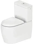 Duravit Qatego Stand-WC TS f. Kombination Rimless,Abg. Vario, Wei&szlig; HG