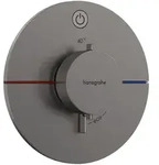 Hansgrohe ShowerSelect Comfort S Thermostat Unterputz, Brushed Black Chrome, 1