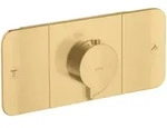 Hansgrohe AXOR One Thermostatmodul Unterputz f&uuml;r 2 Verbraucher Brushed Gold Optic