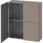 Duravit Halbhochschrank &bdquo;L-Cube&ldquo; 70 &times; 80 &times; 24,3 cm Basalt Matt