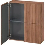 Duravit Halbhochschrank &bdquo;L-Cube&ldquo; 70 &times; 80 &times; 24,3 cm Nussbaum Natur