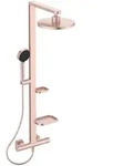 Ideal Standard Ceratherm Alu+ Duschsystem mit Thermostat, 2 Handbrause & 2