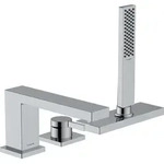 Hansgrohe Tecturis E 3-Loch Einhebel-Wannenrandmischer mit sBox Chrom