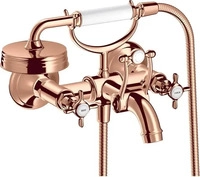 Hansgrohe 16540300, Hansgrohe AXOR Montreux 2-Griff Wannenarmatur Aufputz, Polished