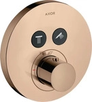 Hansgrohe 36723300, Hansgrohe AXOR ShowerSolutions Thermostat Unterputz rund f&uuml;r 2