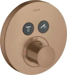 Hansgrohe 36723310, Hansgrohe AXOR ShowerSolutions Thermostat Unterputz rund f&uuml;r 2