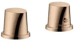 Hansgrohe AXOR Starck Organic 2-Loch Wannenrandarmatur mit Thermostat, Polished...