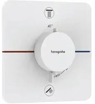 Hansgrohe ShowerSelect Comfort Q Thermostat Unterputz, 2 Verbraucher, Mattwei&szlig;,