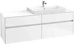 Villeroy & Boch Collaro Waschbeckenunterschrank C02700 1600x548x500mm Glossy...