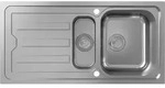 Hansgrohe Einbausp&uuml;le S44 Serie 43370XXX Edelstahl 990 x 490 mm mit Abtropffl&auml;che