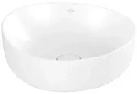 Villeroy & Boch Aufsatzwaschbecken Antao, asymmetrisch, Stone White CeramicPlus,
