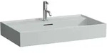 Waschtisch Kartell &bull; 460x800x145 1 Hahnloch mit &Uuml;berlauf Standardablauf wei&szlig;